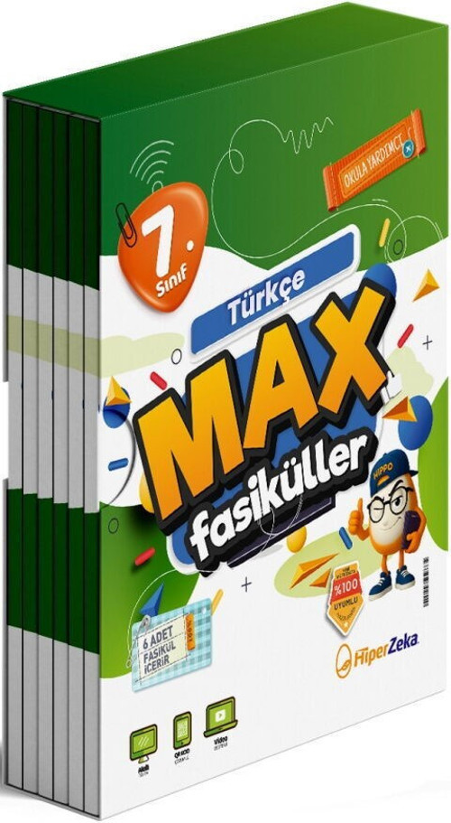 7. Sınıf Türkçe MAX Fasikülleri Hiper Zeka Yayınları