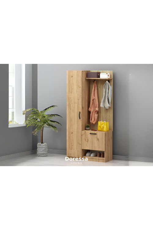 Arlo Oak 1 Kapılı Portmanto