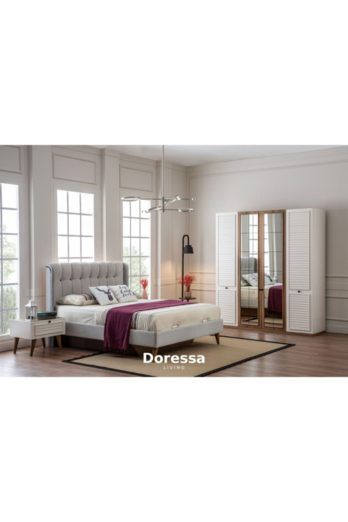 Doressa Home Vron Ett 4 Kapılı Yatak Odası Takımı
