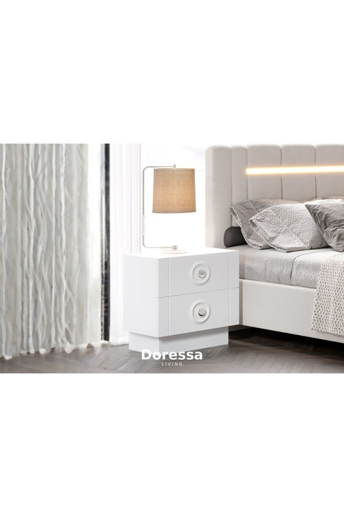 Doressa Home Zeren White Komodin