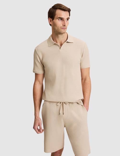 Koyu Bej Regular Fit Polo Yaka Tişört 50321182-VR088