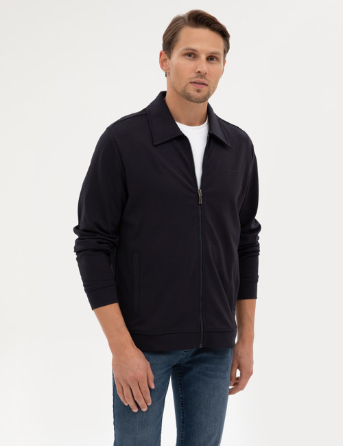 Lacivert Regular Fit Örme Hırka 50313924-VR033
