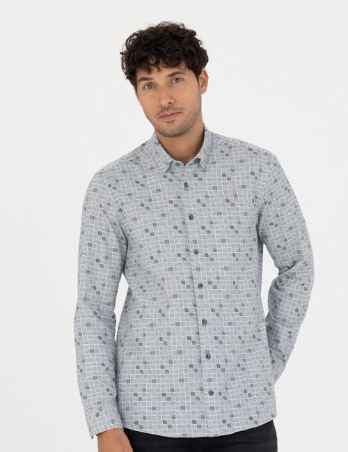 Mavi Slim Fit Uzun Kollu Gömlek 50273562-VR036