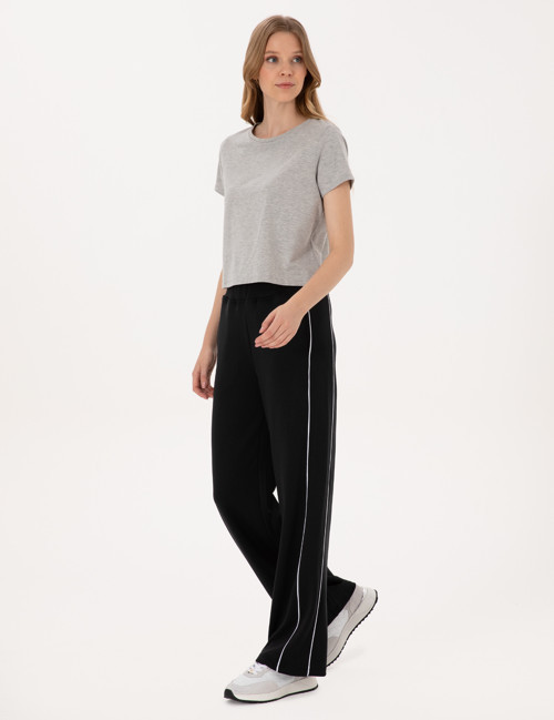 Siyah Loose Fit Eşofman Altı 50309837-VR046