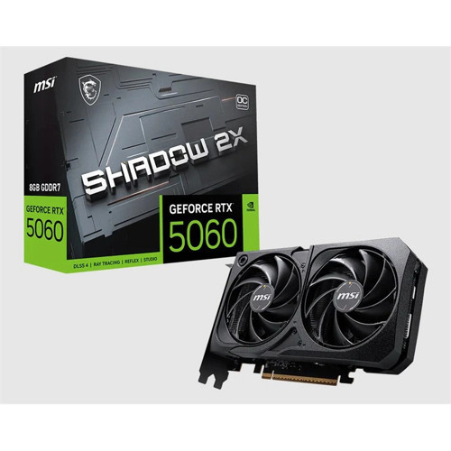 GEFORCE RTX5060 8G SHADOW 2X OC MAX 8GB GDDR7 128BIT 1XHDMI 3XDP EKRAN KARTI