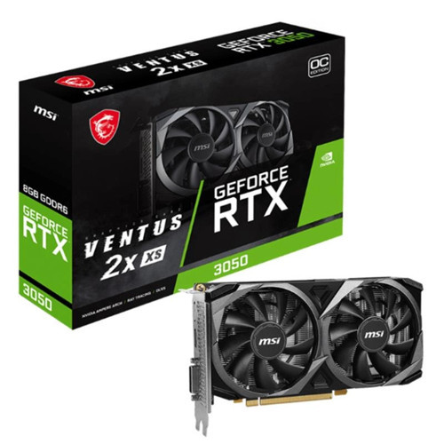 GEFORCE RTX3050 VENTUS 2X XS 8G OC 8GB GDDR6 128BIT 1XHDMI 1XDP 1XDVI EKRAN KARTI
