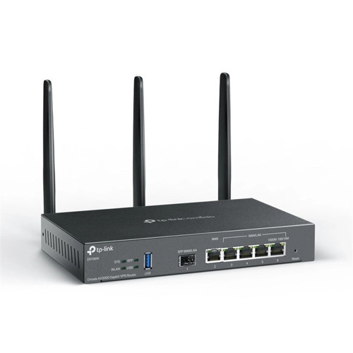 TP-LINK OMADA ER706W AX3000 WIFI6 1XGIGABIT SFP WAN/LAN PORT 1XGIGABIT RJ45 WAN PORT 4XGIGABIT WAN/L
