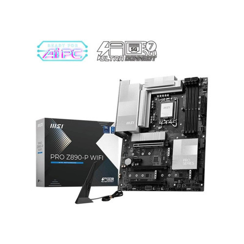PRO Z890-P WIFI DDR5 8666MT/S 1XHDMI 1XDP 1XUSB TYPE-C 4XM.2 ATX 1851P (INTEL ULTRA PROCESSORS S