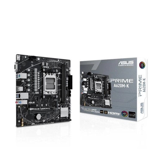 PRIME A620M-K DDR5 7000MHZ 1XVGA 1XHDMI 1XM.2 USB 3.2 MATX AM5 (AMD AM5 9000/8000/7000 SERİLERİ