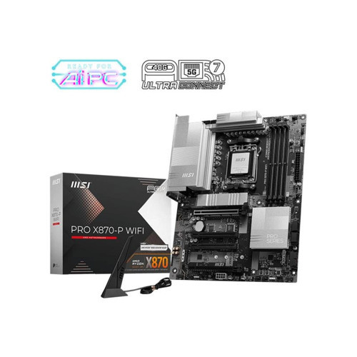PRO X870-P WIFI DDR5 8200MT/S 1XHDMI 1XUSB4 3XM.2 ATX AM5 (AMD AM5 9000/8000/7000 SERİLERİ İLE U