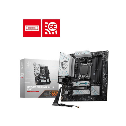 B650M GAMING PLUS WIFI DDR5 6400MHZ 1XHDMI 1XDP 2XM.2 USB 3.2 MATX AM5 (AMD AM5 9000/8000/7000 S