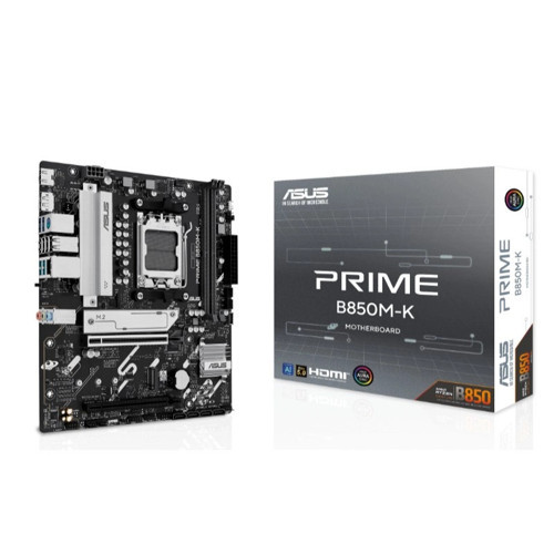 PRIME B850M-K DDR5 8400MHZ 1XHDMI 1XDP 2XM.2 USB2.0 MATX AM5(AMD AM5 9000/8000/7000 SERİLERİ İL