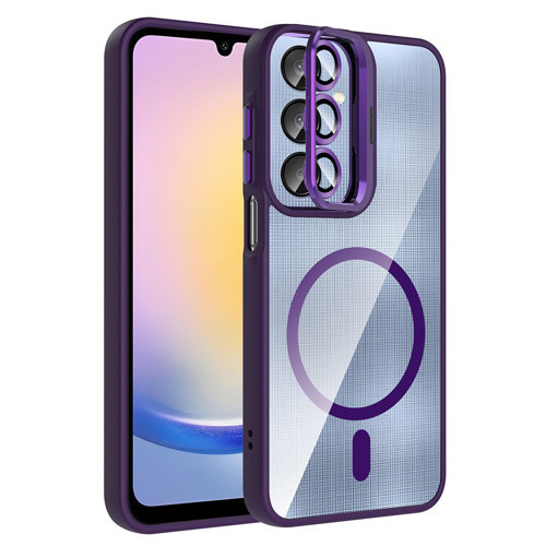 Galaxy A36 Kılıf Magsafe Standlı ve Kamera Lens Koruma Hediyeli Etro Kapak