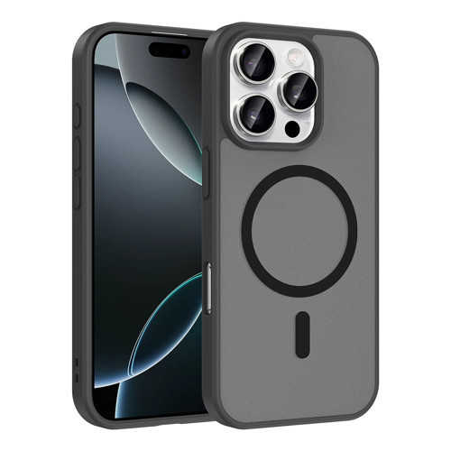 iPhone 16 Pro Max Kılıf Magsafe Şarj Özellikli Mat Tasarım Lüx Babet Kapak