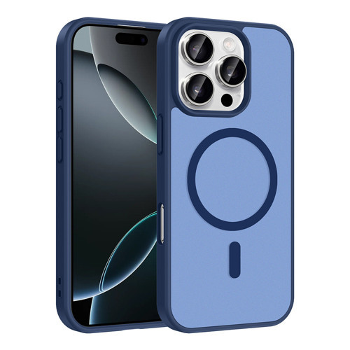 iPhone 16 Pro Max Kılıf Magsafe Şarj Özellikli Mat Tasarım Lüx Babet Kapak