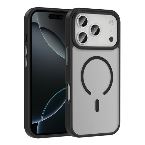 iPhone 17 Pro Kılıf Mat Arka Yüzey Wireless Şarj Özellikli Sio Magsafe Kapak
