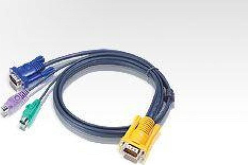 -2L-5203P PS/2 KVM (Keyboard/Video Monitor/Mouse) Switch İçin Kablo, 3 metre, 1 x SPHD-15 Erkek