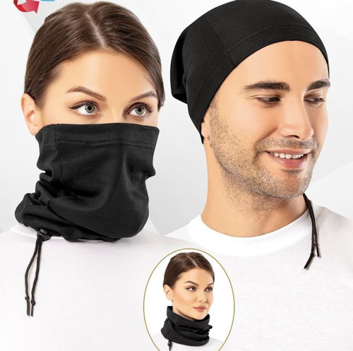 Ünisex Termal Boyunluk Bere Siyah 2012