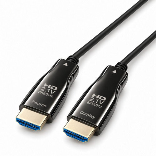 PrimeX PX-FBRHD100 HDMI 2.1 Aktif Fiber Optik Kablo 100 Metre, 8K 60Hz 4K 120Hz 1080p 240Hz, 48Gbps eARC Dynamic HDR VRR