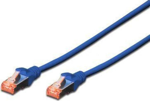 DK-1644-100/B Digitus Cat.6 Patch Kablo, S-FTP, Halogenfree, AWG 27/7, 10 metre, Mavi Renk