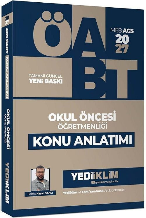 Yediiklim 2027 ÖABT MEB-AGS Okul Öncesi Öğretmenliği Konu Anlatımı - Hasan Sanlı