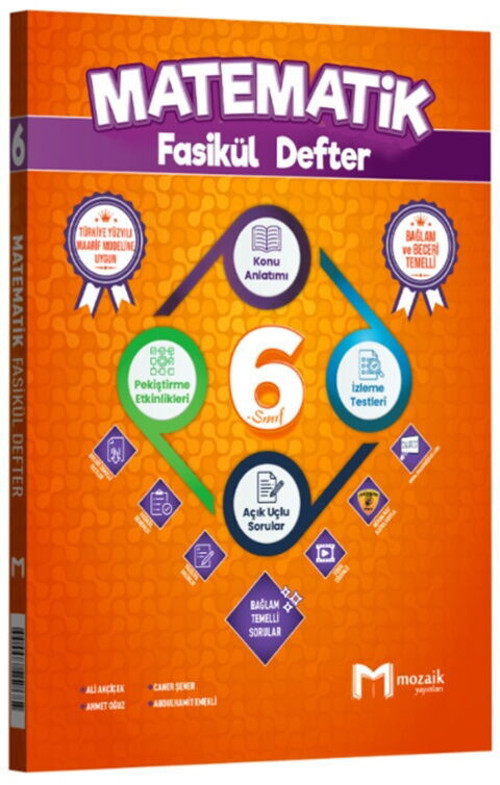 Mozaik Yayınları 6. Sınıf Matematik Fasikül Defter