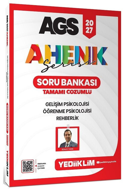 Yediiklim 2027 MEB-AGS Eğitim Bilimleri Gelişim, Öğrenme Psikolojisi, Rehberlik Soru Bankası Çözümlü Ahenk Serisi - Büle