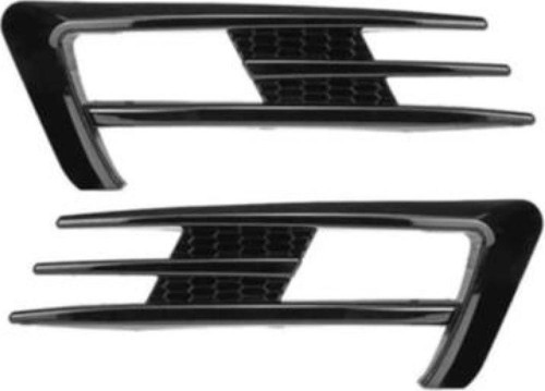 Volkswagen Golf 7 2012-2016 İçin Uyumlu Gtı Ön Tampon Bıçakları - Piano Black