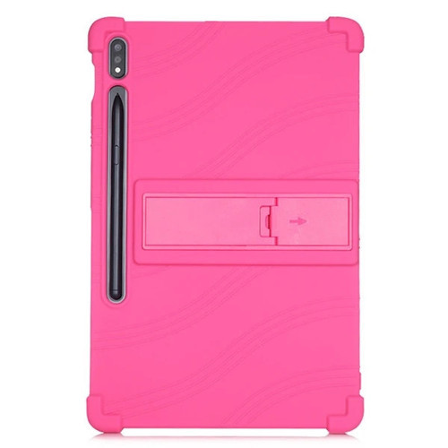 ALLY Galaxy Tab S8 S7 T870 / T875 11 inç Standlı Silikon Kılıf-(5775)