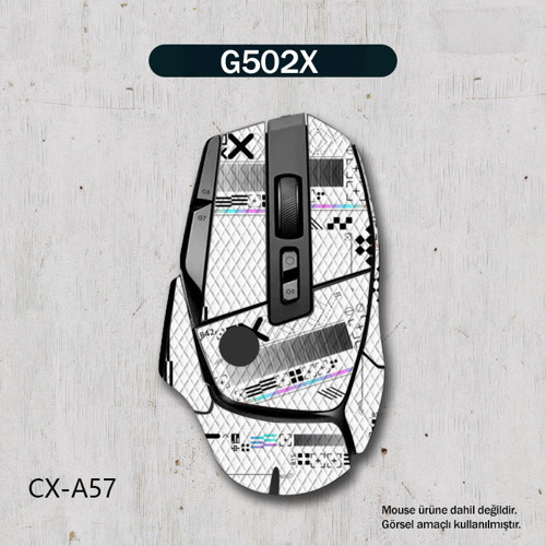 G502X Uyumlu Gaming Mouse Grip Tape – Kaymaz Ter Emici Yapışkanlı Koruyucu Mouse Kaplama Sticker – CXA57