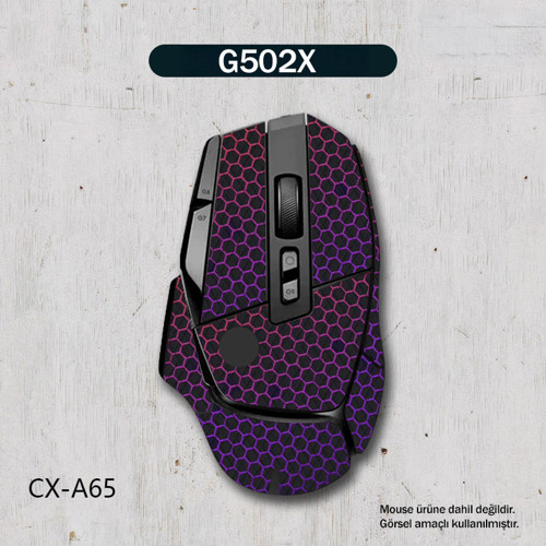 G502X Uyumlu Gaming Mouse Grip Tape – Kaymaz Ter Emici Yapışkanlı Koruyucu Mouse Kaplama Sticker – CXA65