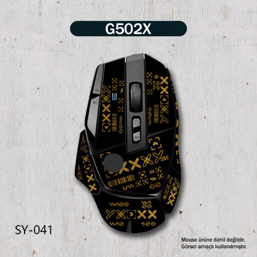 G502X Uyumlu Gaming Mouse Grip Tape – Kaymaz Ter Emici Yapışkanlı Koruyucu Mouse Kaplama Sticker – SY041