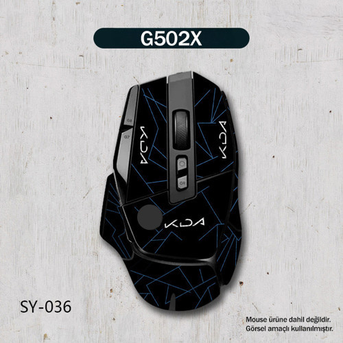 G502X Uyumlu Gaming Mouse Grip Tape – Kaymaz Ter Emici Yapışkanlı Koruyucu Mouse Kaplama Sticker – SY036