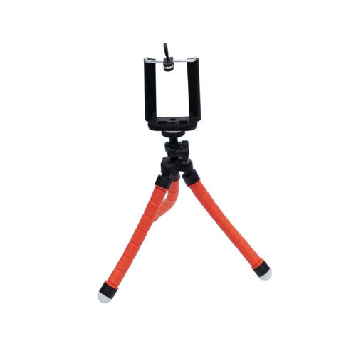 Esnek Ahtapod Tripod Telefon Tutucu Kırmızı