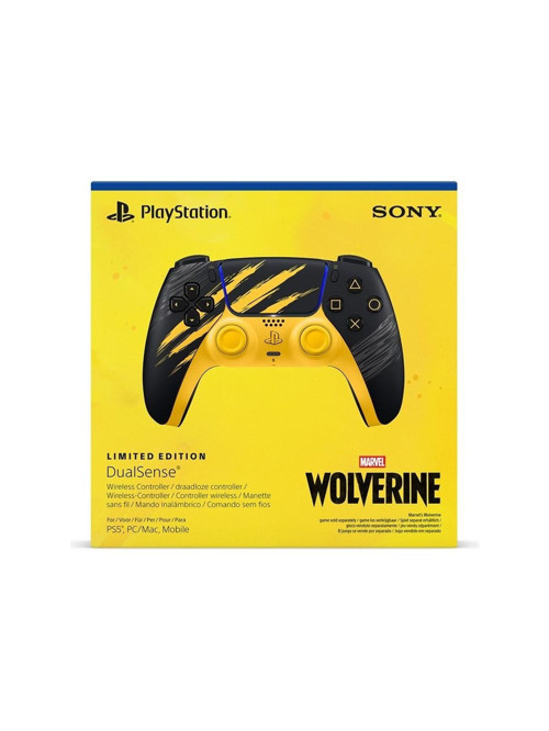 PS5 Dualsense Wireless Controller - Marvel Wolerine Yellow Sınırlı Sürüm