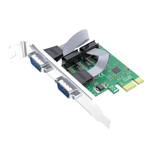 PCI Express (PCI-e) to 2 Port 9 Pin RS-232 Seri Com Port DB9 Genişletme Kartı Adaptörü