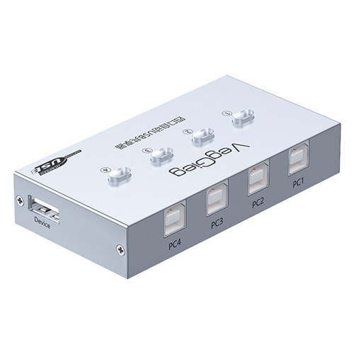 USB 2.0 Anahtarlı Manuel 4 Portlu Yazıcı Printer Çoklayıcı Paylaşım Sharing Switch Adaptörü