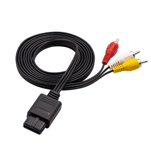 SNES Gamecube N64 Oyun Konsolu RCA TV AV Kablosu Retro Oyun Konsolu Video RGB Kablo