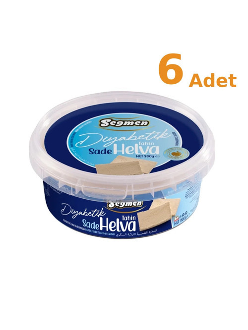 Diyabetik Sade Helva Kutu 300g x 6 Adet