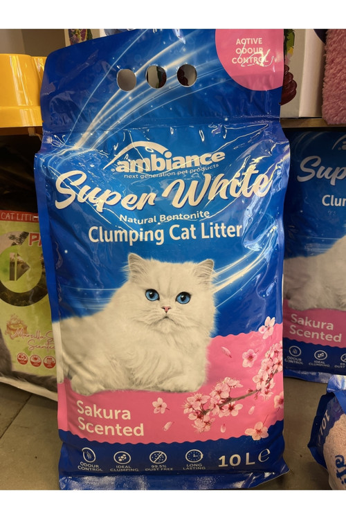 Topaklaşan Sakura 10 L Kedi Kumu