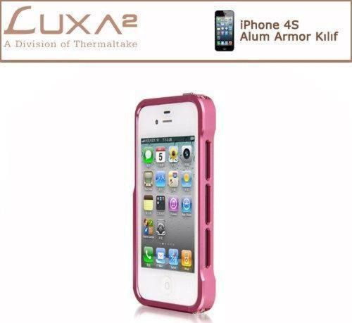 Iphone Alum Armor Aluminyum Kılıf - Pembe LHA0074-C