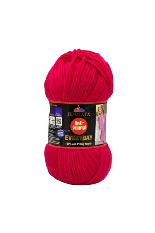 Everyday Worsted %100 Anti-Pilling Akrilik Örgü İpliği 100 g / 165 m Kırmızı 100 - 149 gr 150-199m 10