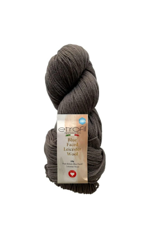 Blue Faced Leicester %100 Yün El Örgü İpi 100 gr 240 mt Doğal Yumuşak Dayanıklı 72131- 1 ADET Kahverengi 100 - 149 gr 150-199m 10