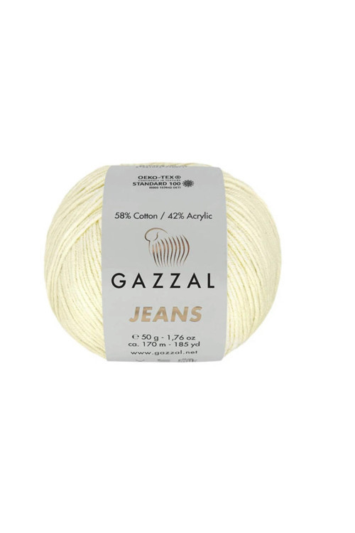 Jeans %58 Pamuk %42 Akrilik El Örgü İpliği 50 g / 170 m-1130-1 ADET Kahverengi 50 - 99 gr 100-149m 1