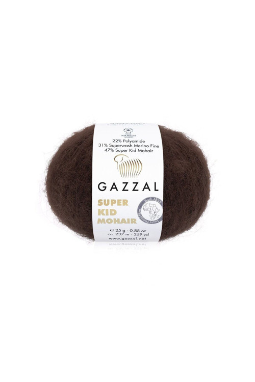 Super Kid Mohair 25 gr 200 mt %70 Kid Moher %30 İpek İnce Örgü İpi-64400-1 ADET Mavi 50 - 99 gr 50-99m 1