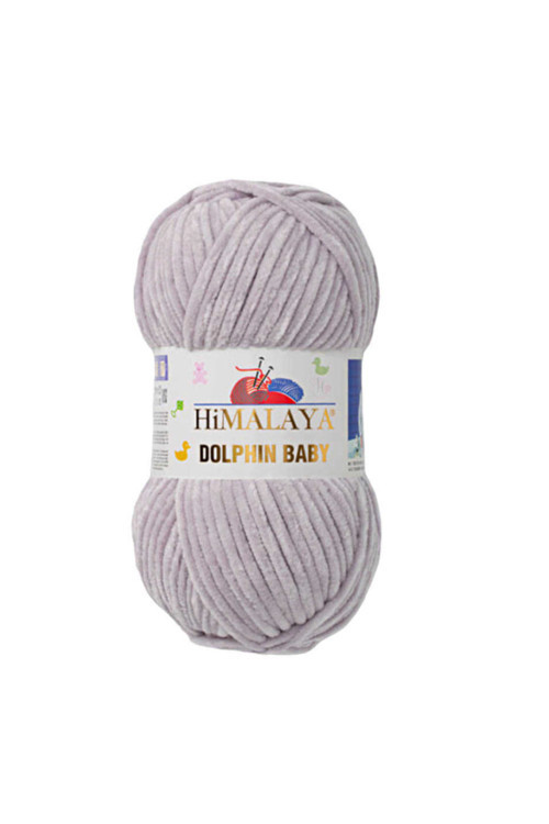 Dolphin Baby El Örgü İpi 100 gr 120 mt Kadife Peluş Bebek Örgü İpi 80357 Mor 100 - 149 gr Tek 1