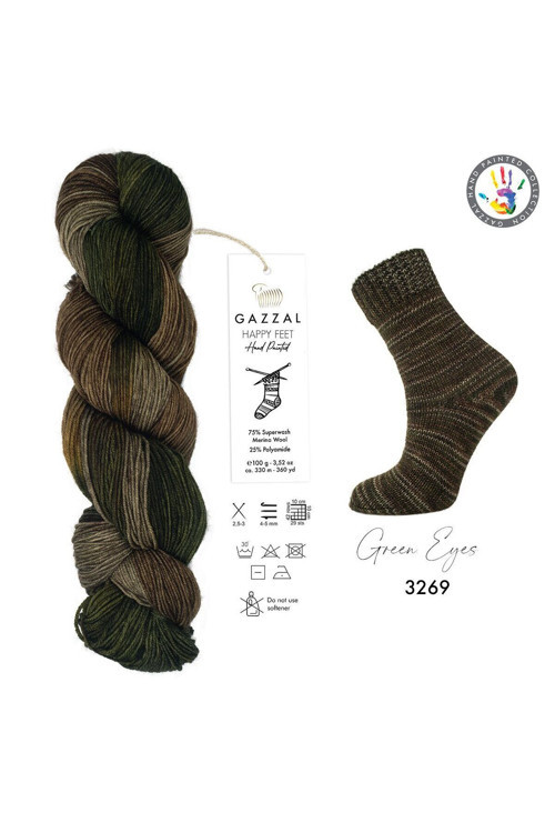 Happy Feet 3'lü Paket %75 Superwash Merino %25 Polyamid – 100 g 330 m i-3270-3 ADET Kırmızı 25 - 49 gr 500-999 1