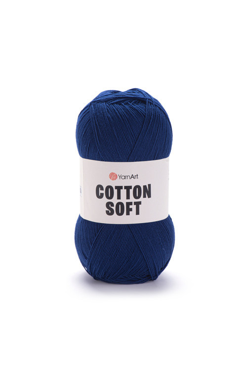 Cotton Soft %55 Pamuk %45 Akrilik – 100 g 600 m Süper İnce Örgü İpi-7-1 ADET Siyah 100 - 149 gr 500-999 1