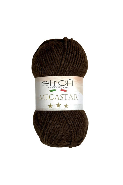 Megastar – %25 Yün %75 Akrilik, 100 g / 110 m Kalın ve Yumuşak El Örgü İpi-70187-1 ADET Gri 200 - 249 gr 150-199m 10