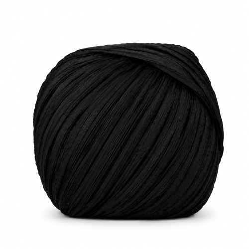 Dantela %60 Poliamid %40 Polyester 100 gr Dekoratif El Örgü İpi Siyah 100 - 149 gr 200-249m 1